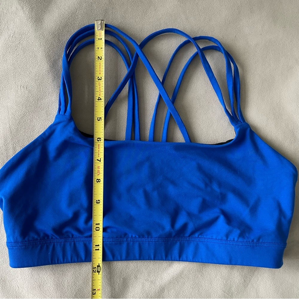 Gap Fit NWOT Low Impact Strappy Sports Bra Royal Blue